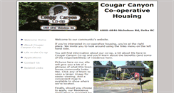 Desktop Screenshot of cougarcanyoncoop.com