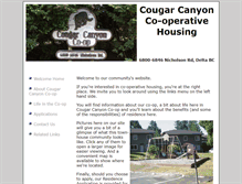 Tablet Screenshot of cougarcanyoncoop.com